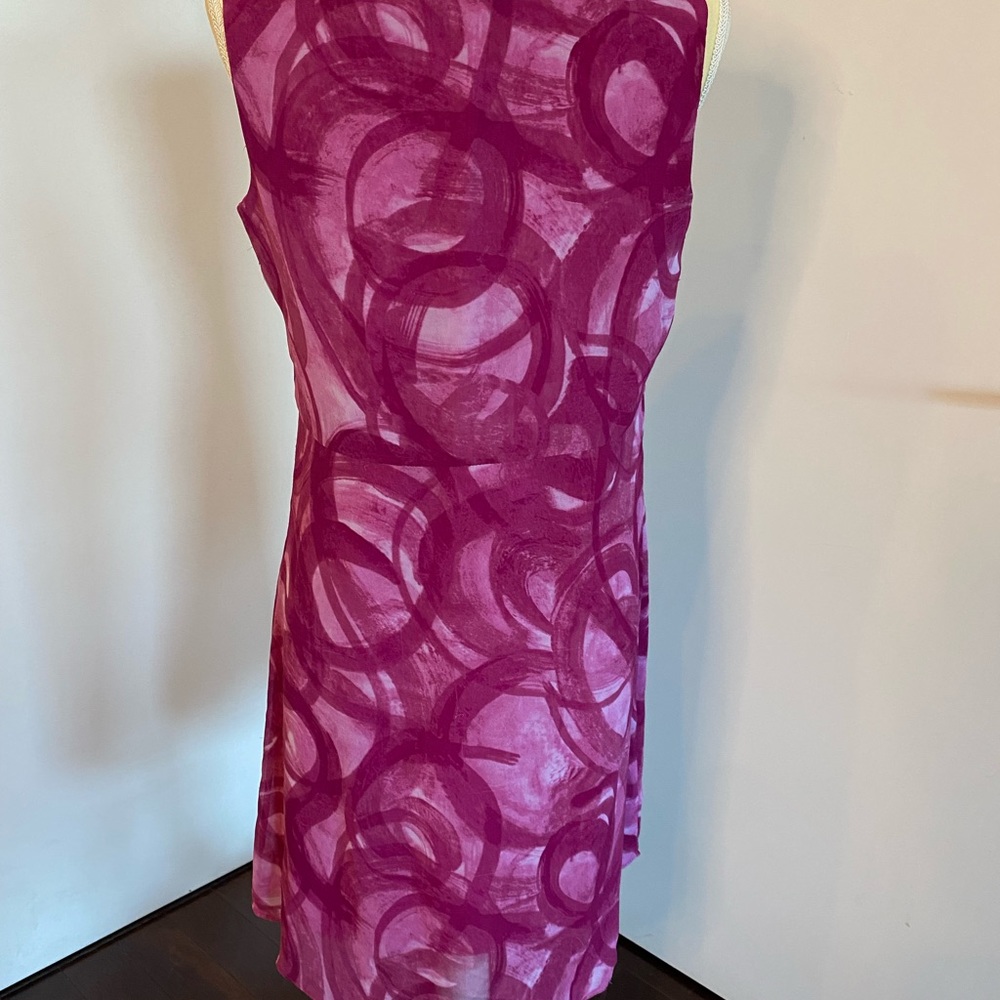 Simply Vera | Vera Wang hot pink chiffon dress - Picture 6 of 12
